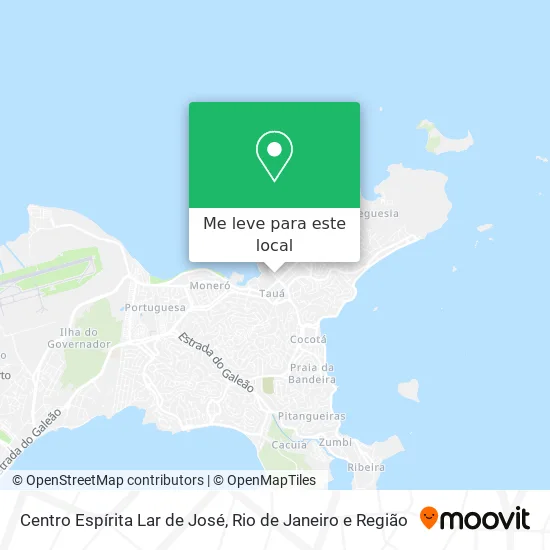 Centro Espírita Lar de José mapa