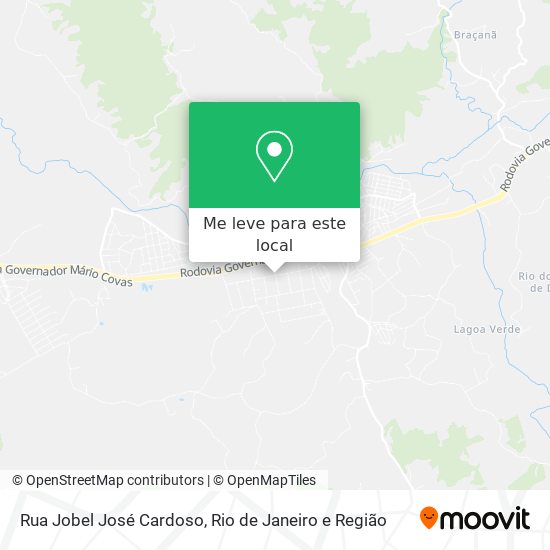 Rua Jobel José Cardoso mapa