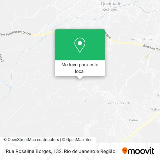 Rua Rosalina Borges, 132 mapa