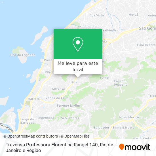 Travessa Professora Florentina Rangel 140 mapa