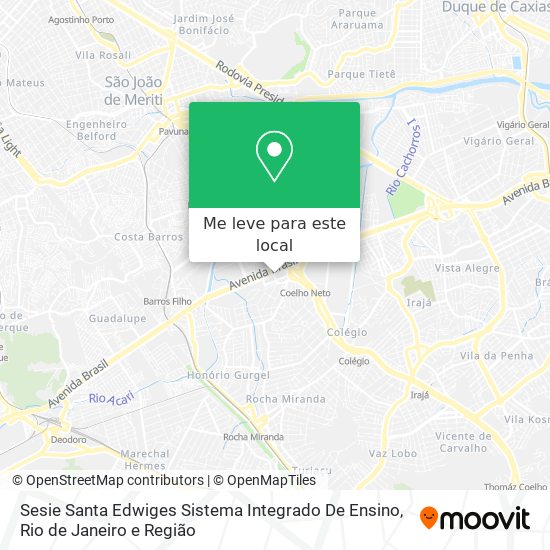 Sesie Santa Edwiges Sistema Integrado De Ensino mapa