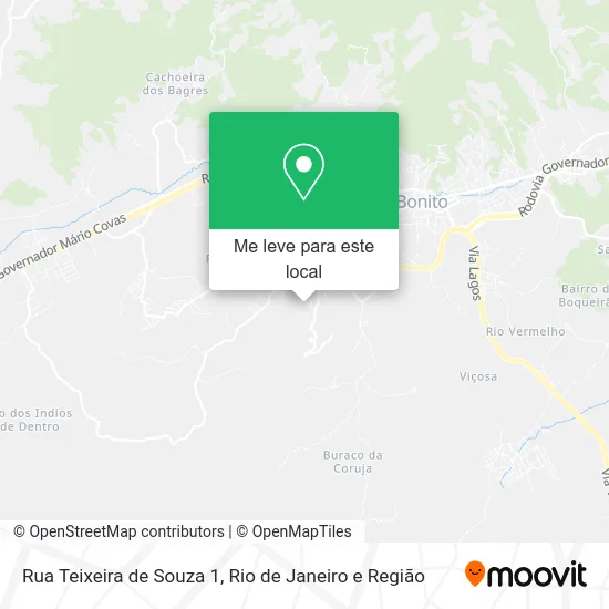 Rua Teixeira de Souza 1 mapa