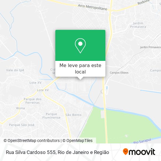Rua Silva Cardoso 555 mapa