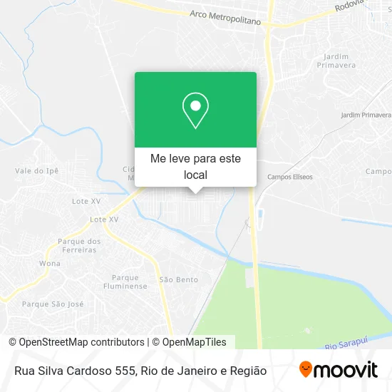 Rua Silva Cardoso 555 mapa