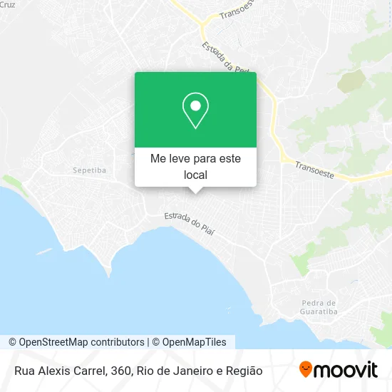 Rua Alexis Carrel, 360 mapa
