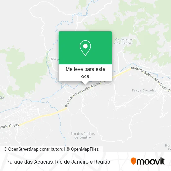 Parque das Acácias mapa