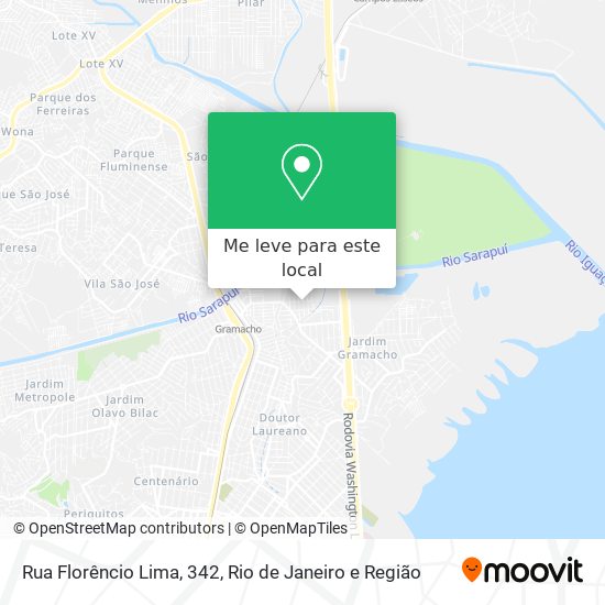 Rua Florêncio Lima, 342 mapa