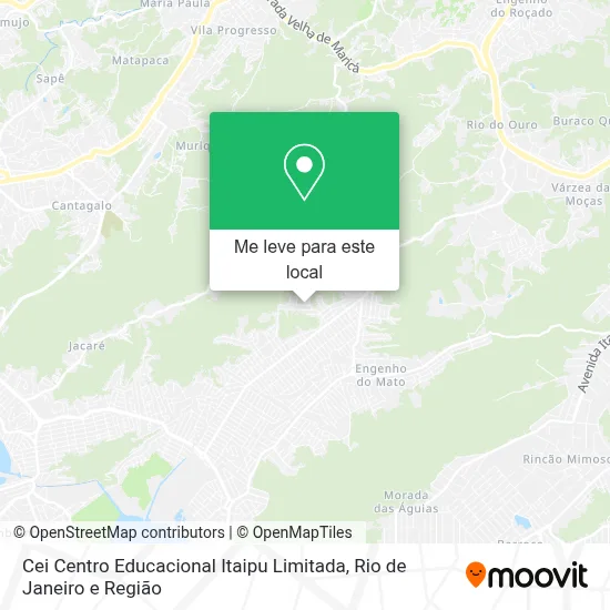 Cei Centro Educacional Itaipu Limitada mapa