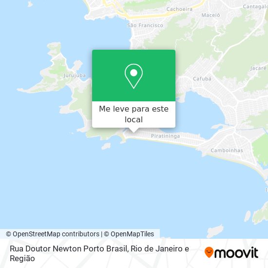 Rua Doutor Newton Porto Brasil mapa