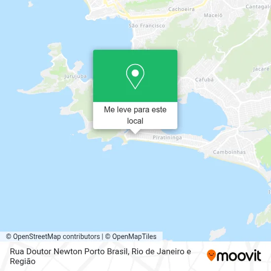 Rua Doutor Newton Porto Brasil mapa
