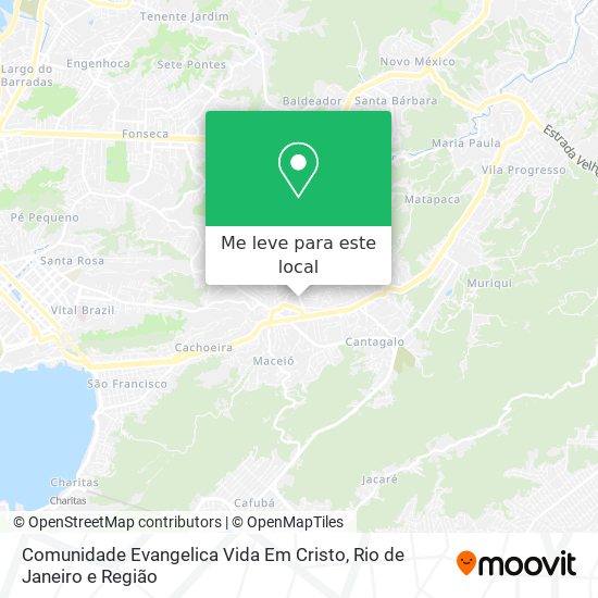 Comunidade Evangelica Vida Em Cristo mapa