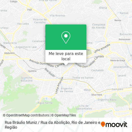 Rua Bráulio Muniz / Rua da Abolição mapa