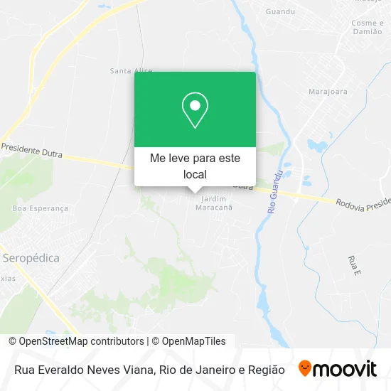 Rua Everaldo Neves Viana mapa