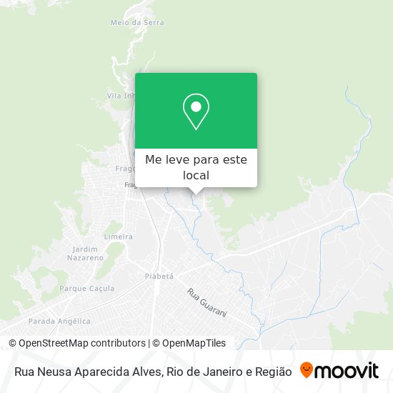 Rua Neusa Aparecida Alves mapa