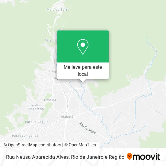 Rua Neusa Aparecida Alves mapa