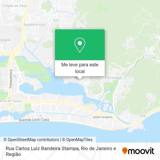 Rua Carlos Luiz Bandeira Stampa mapa