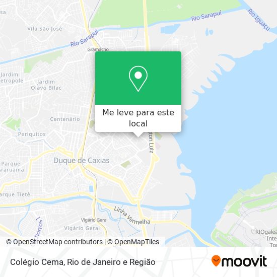 Colégio Cema mapa