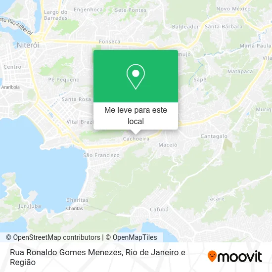 Rua Ronaldo Gomes Menezes mapa