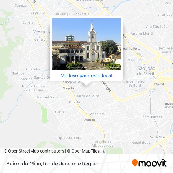 Bairro da Mina mapa