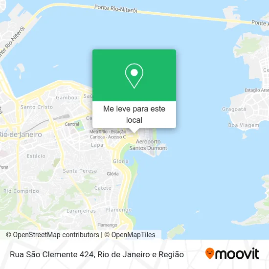 Rua São Clemente 424 mapa