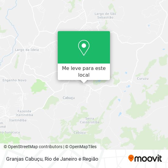 Granjas Cabuçu mapa