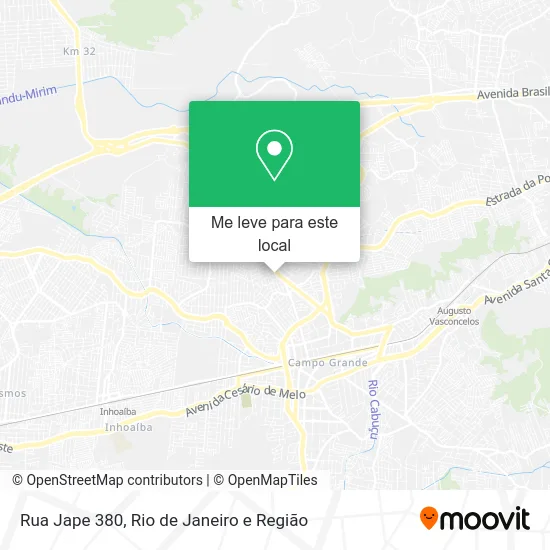 Rua Jape 380 mapa
