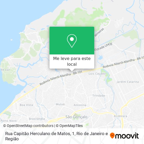 Rua Capitão Herculano de Matos, 1 mapa