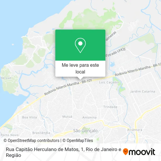 Rua Capitão Herculano de Matos, 1 mapa