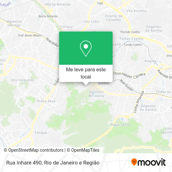Rua Inhare 490 mapa