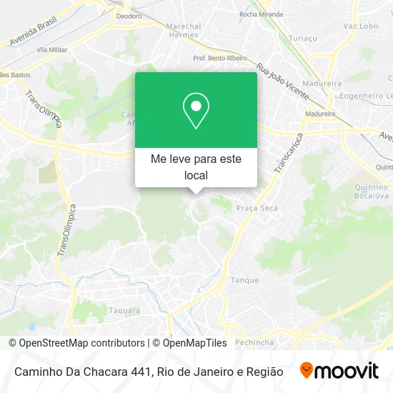 Caminho Da Chacara 441 mapa