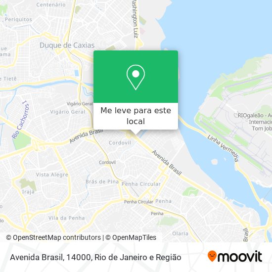 Avenida Brasil, 14000 mapa