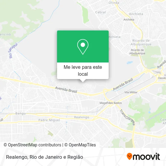 Realengo mapa