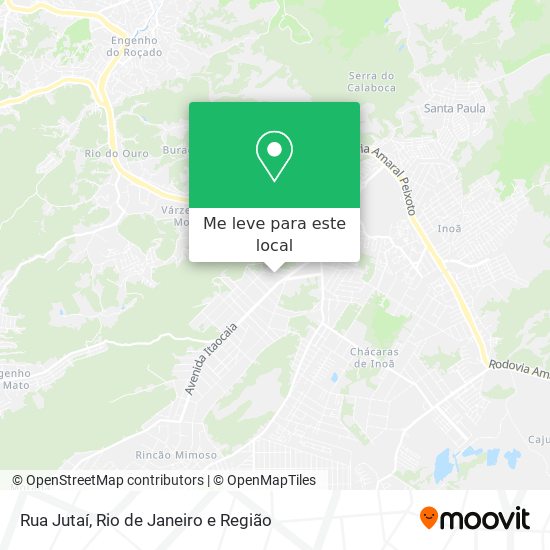 Rua Jutaí mapa