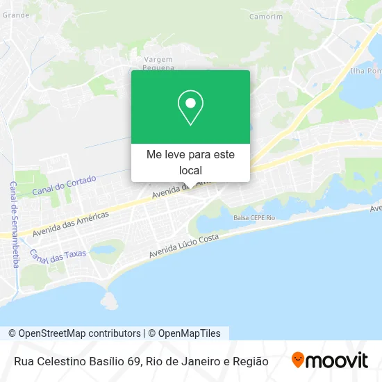Rua Celestino Basílio 69 mapa
