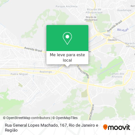 Rua General Lopes Machado, 167 mapa