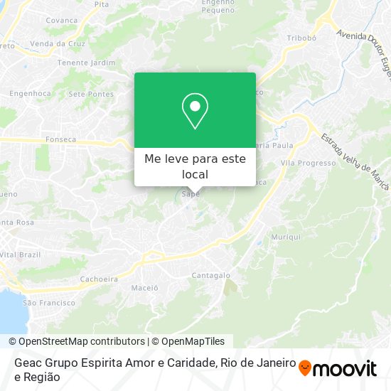 Geac Grupo Espirita Amor e Caridade mapa