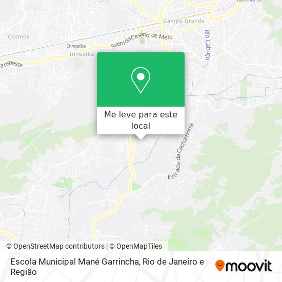 Escola Municipal Mané Garrincha mapa