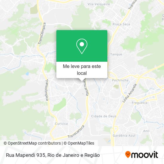 Rua Mapendi 935 mapa