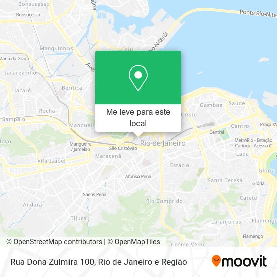 Rua Dona Zulmira 100 mapa