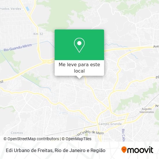 Edi Urbano de Freitas mapa