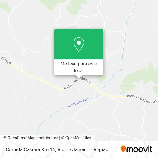 Comida Caseira Km 16 mapa