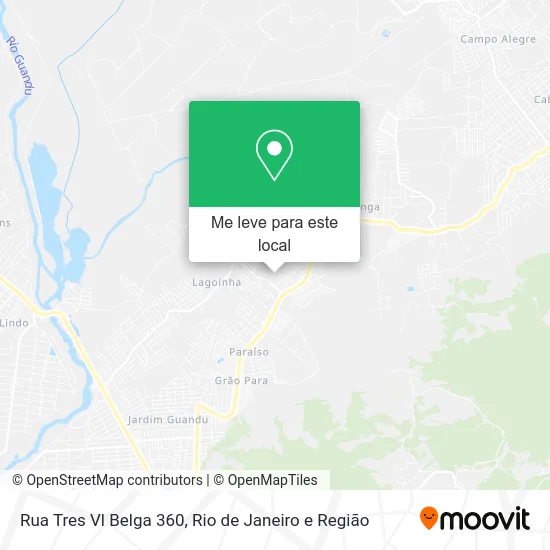 Rua Tres Vl Belga 360 mapa