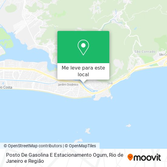 Posto De Gasolina E Estacionamento Ogum mapa