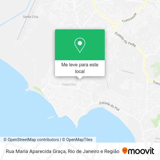 Rua Maria Aparecida Graça mapa