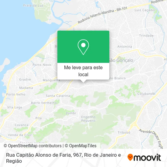 Rua Capitão Alonso de Faria, 967 mapa