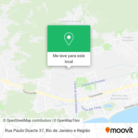 Rua Paulo Duarte 37 mapa