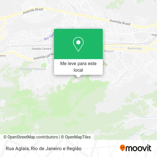 Rua Aglaia mapa
