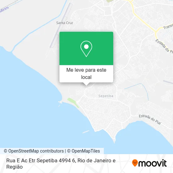 Rua E Ac Etr Sepetiba 4994 6 mapa