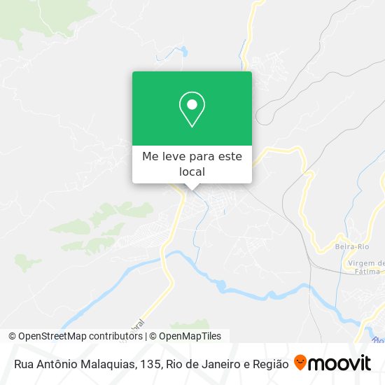 Rua Antônio Malaquias, 135 mapa