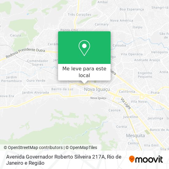Avenida Governador Roberto Silveira 217A mapa